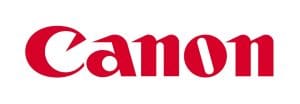 Canon logo white