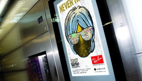 Rayban LCD advert