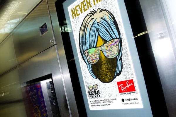 Rayban LCD advert