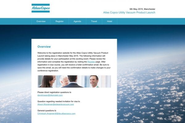 Atlas Copco website