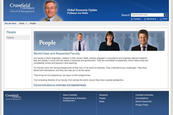 Cranfield website